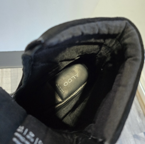 Aldo Leather Combat Boots - Picture 4 of 8